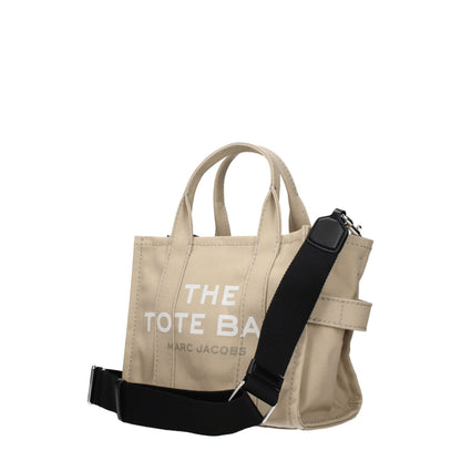 Marc Jacobs Beige Canvas Tote Handbag