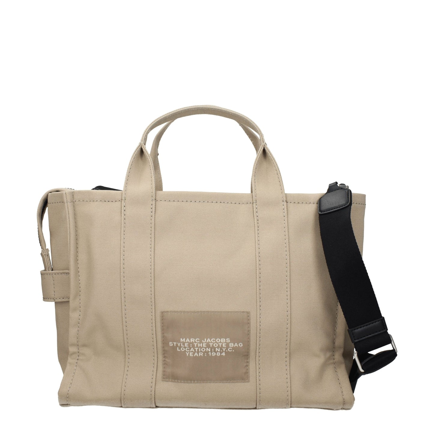Marc Jacobs Beige Canvas Tote Handbag