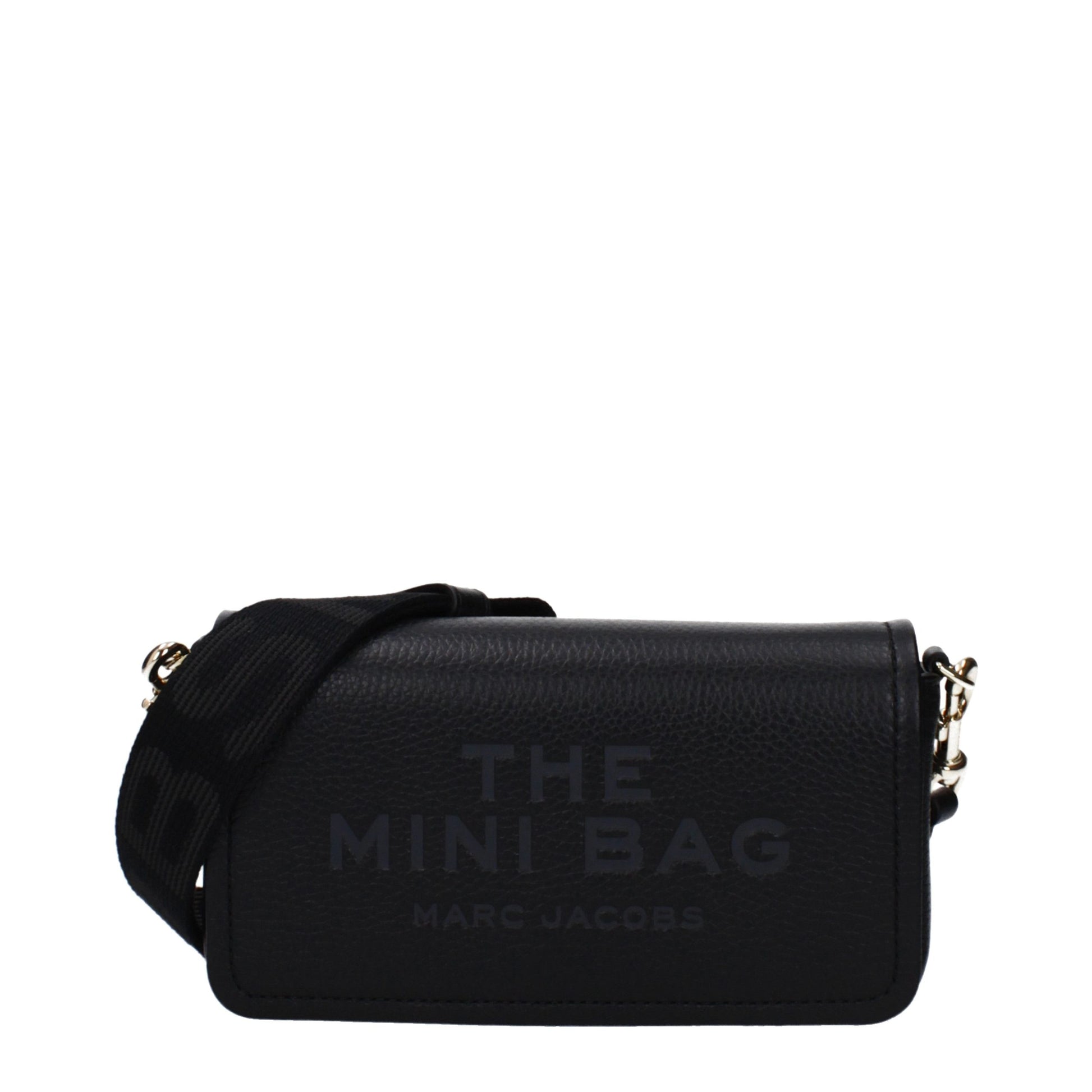 Marc Jacobs Black Leather The Mini Crossbody Bag