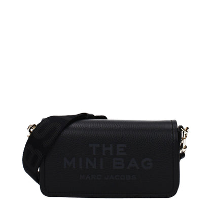 Marc Jacobs Black Leather The Mini Crossbody Bag