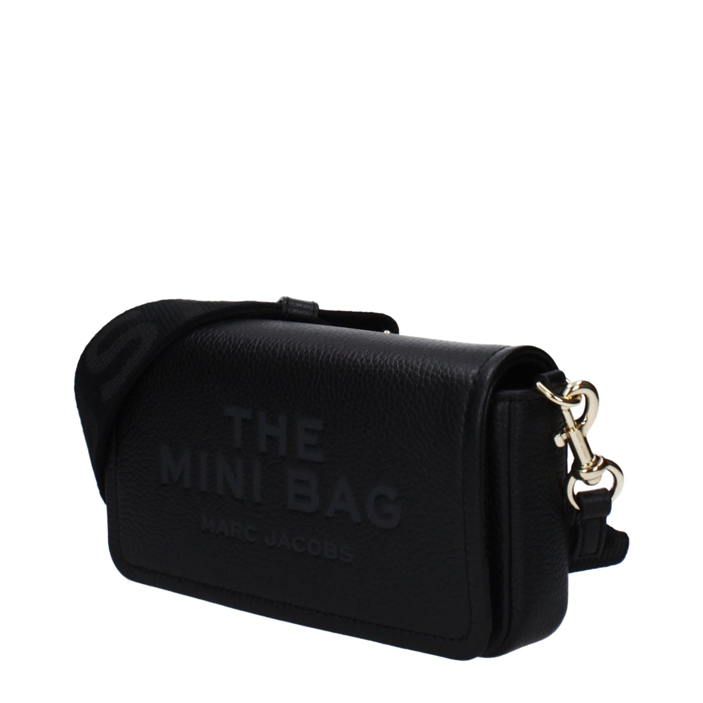 Marc Jacobs Black Leather The Mini Crossbody Bag