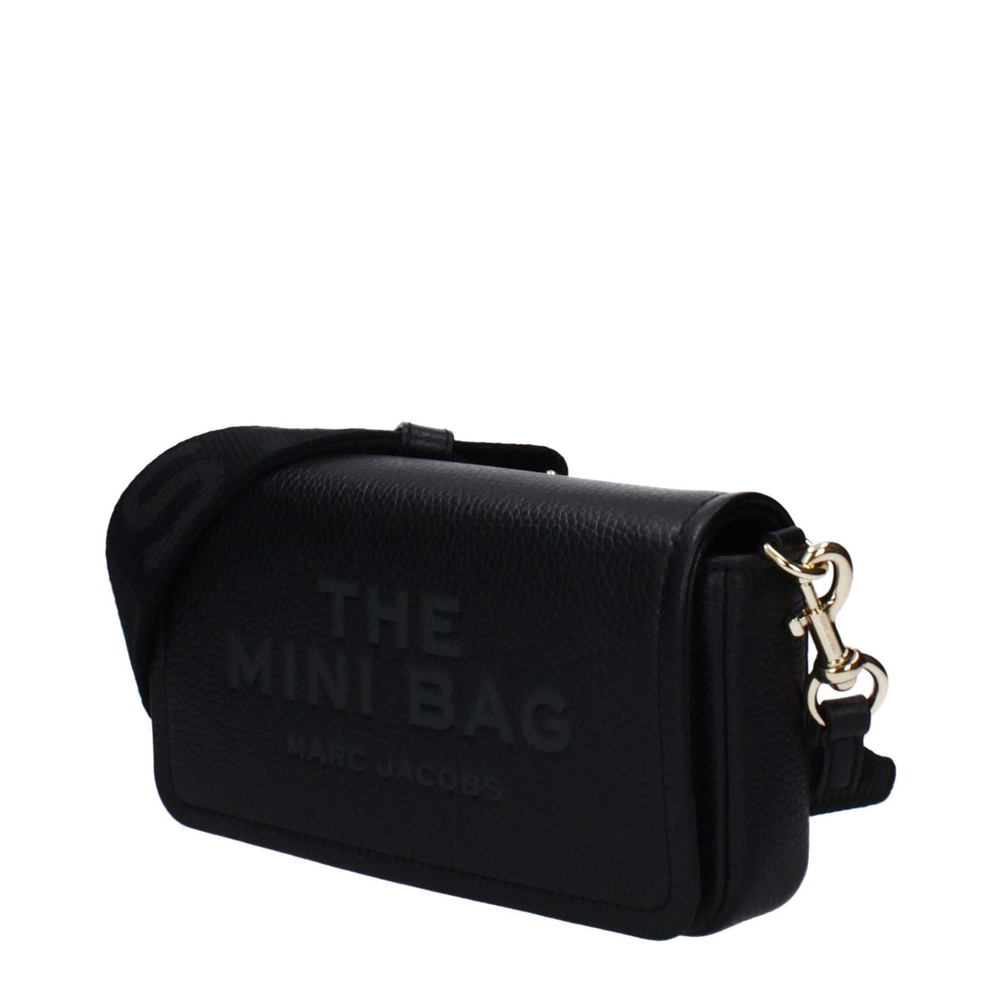Marc Jacobs Black Leather The Mini Crossbody Bag