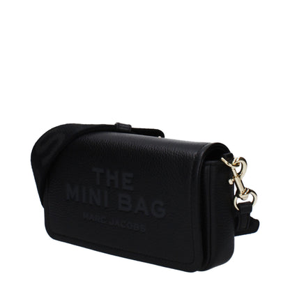 Marc Jacobs Black Leather The Mini Crossbody Bag
