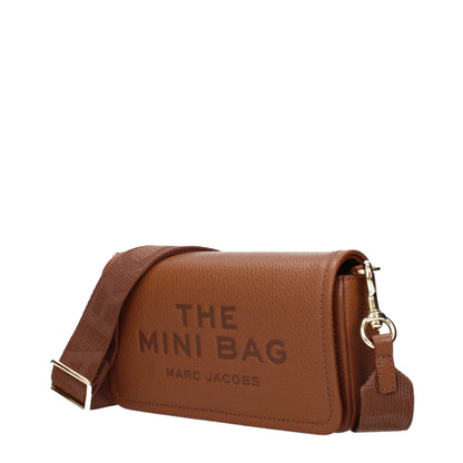 Marc Jacobs Brown Leather The Mini Crossbody Bag