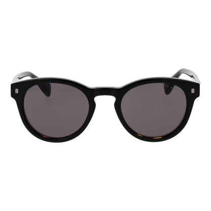 Ted Baker Men’s Sunglasses – Black Round Frame, Grey Lenses