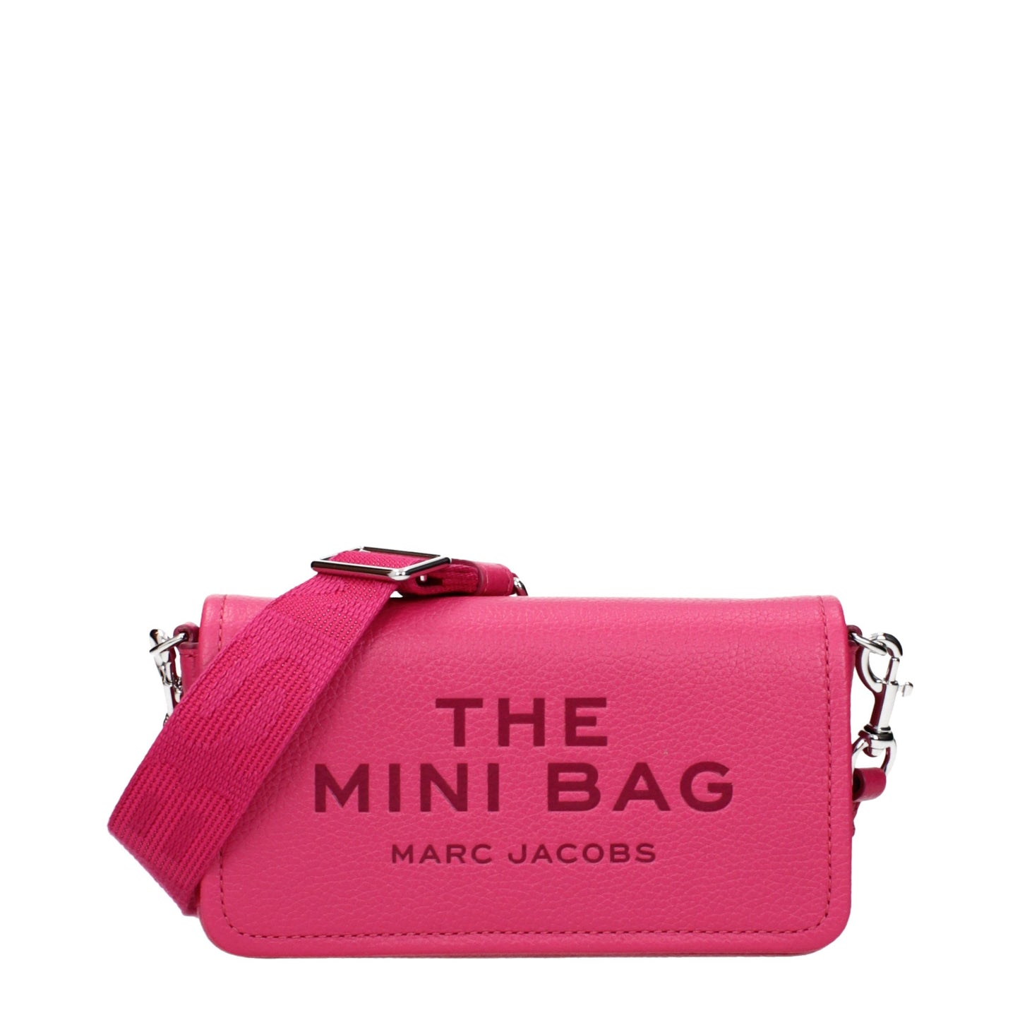 Marc Jacobs Hot Pink Leather The Mini Crossbody Bag