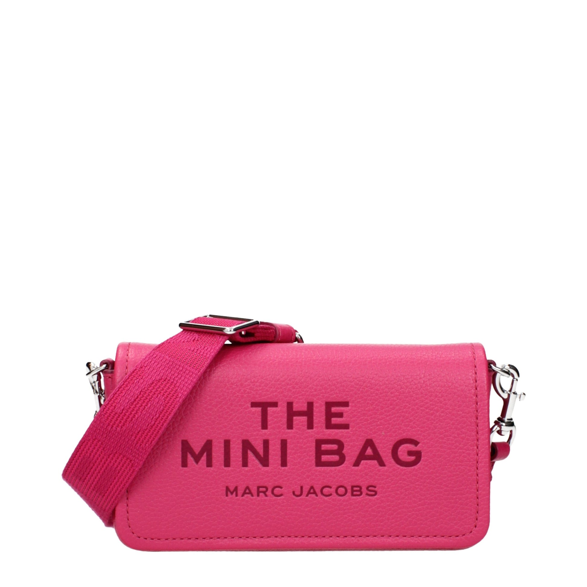 Marc Jacobs Hot Pink Leather The Mini Crossbody Bag