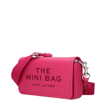 Marc Jacobs Hot Pink Leather The Mini Crossbody Bag