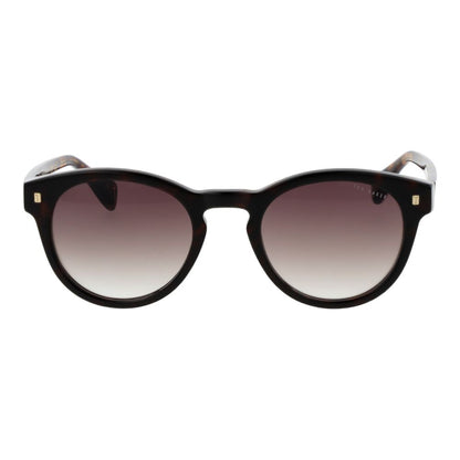 Ted Baker Men’s Sunglasses – Brown Round Frame, Gradient Lenses
