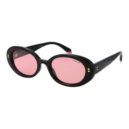 Polaroid Black Plastic Sunglasses for Women