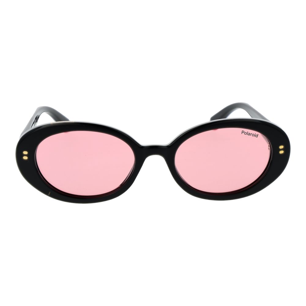 Polaroid Black Plastic Sunglasses for Women