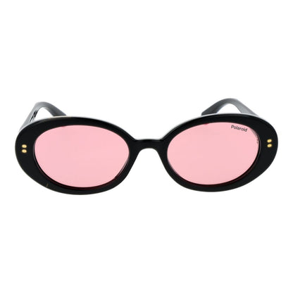 Polaroid Black Plastic Sunglasses for Women