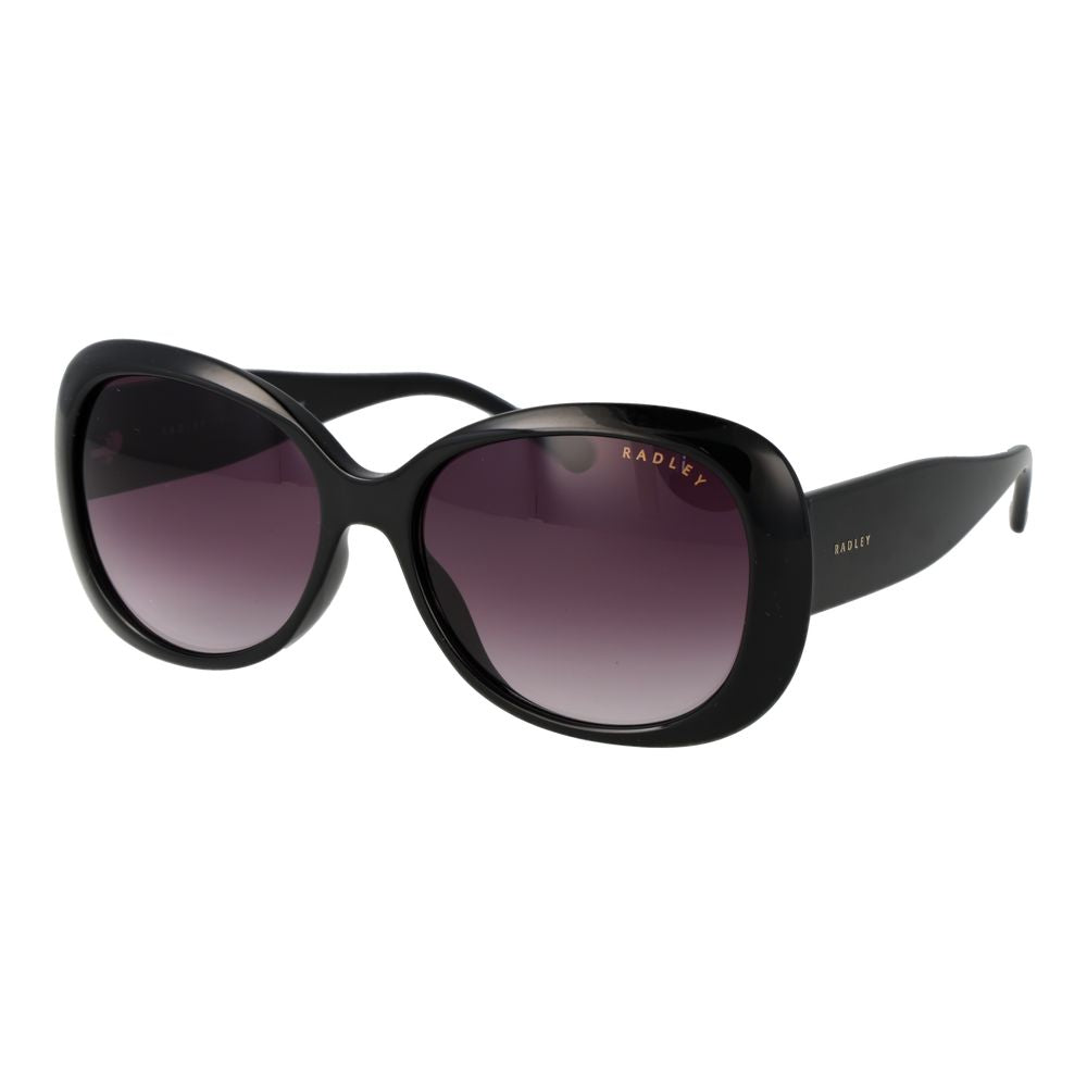 Radley Women’s Sunglasses – Black Full-Rim Frame, Purple Gradient Lenses