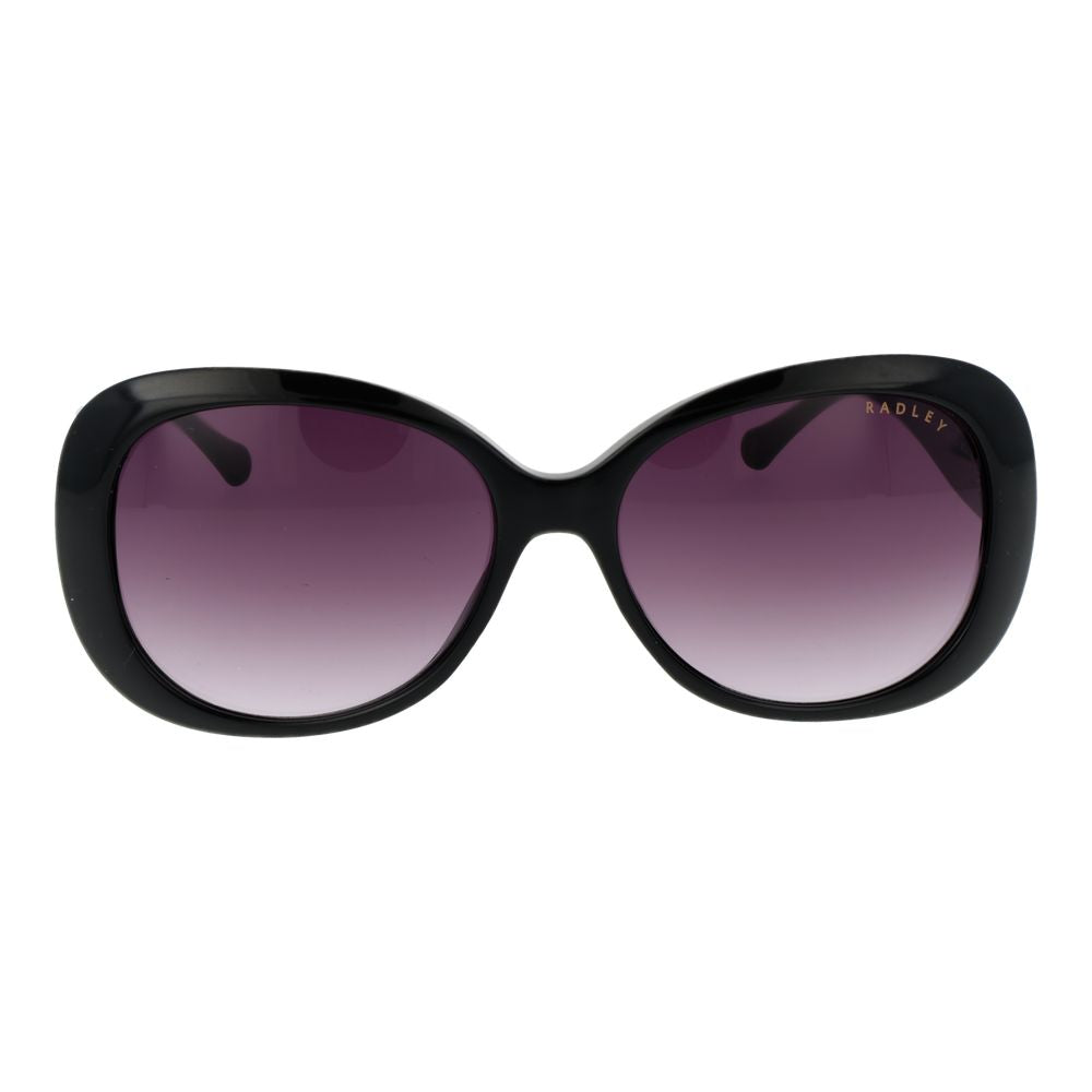 Radley Women’s Sunglasses – Black Full-Rim Frame, Purple Gradient Lenses