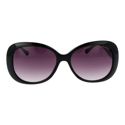 Radley Women’s Sunglasses – Black Full-Rim Frame, Purple Gradient Lenses