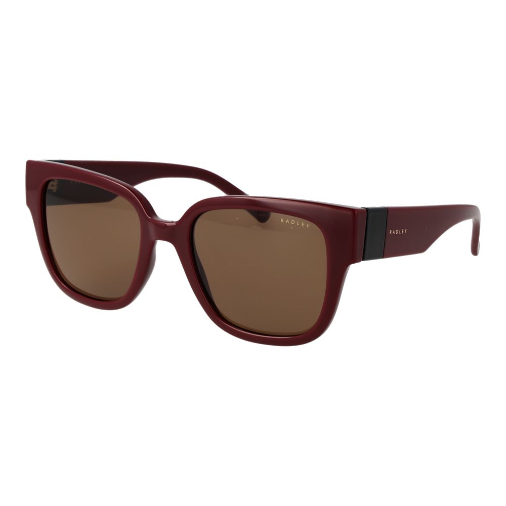 Radley Women’s Sunglasses – Red Square Frame, Brown Lenses
