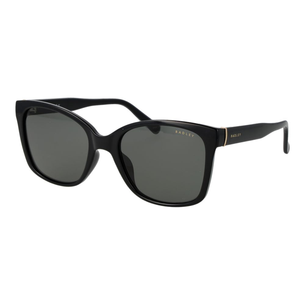 Radley Women's Sunglasses – Black Cat Eye Frame, Grey Lenses