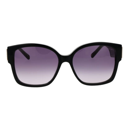 Ted Baker Women’s Sunglasses – Black Square Frame, Purple Gradient Lenses