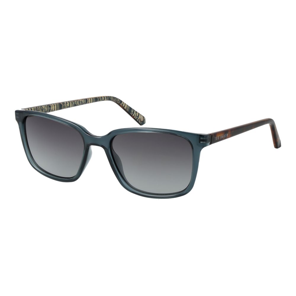 Ted Baker Men’s Sunglasses – Blue Square Frame, Grey Gradient Lenses