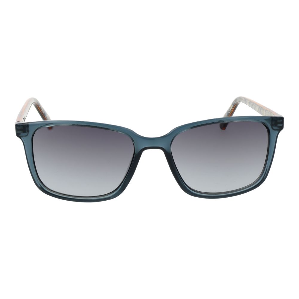 Ted Baker Men’s Sunglasses – Blue Square Frame, Grey Gradient Lenses