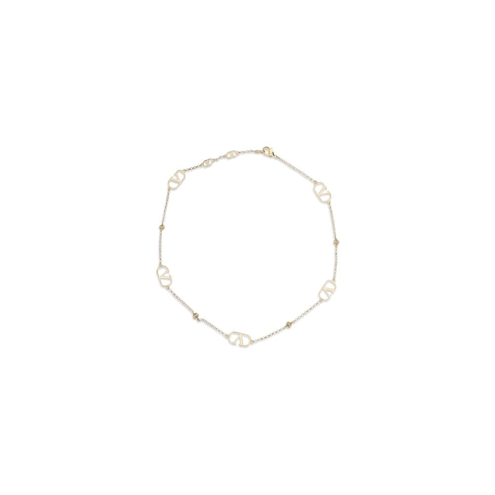 Valentino Garavani Gold Metal VLogo Signature Necklace