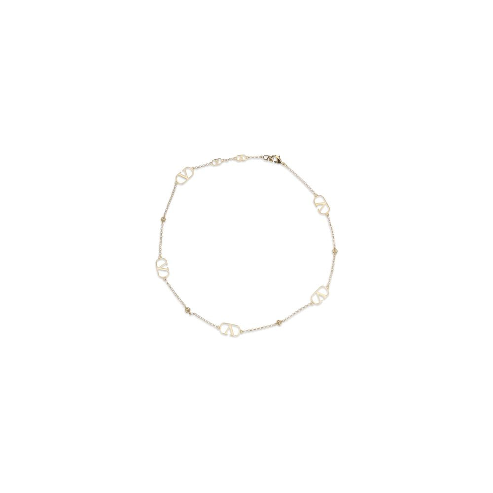 Valentino Garavani Gold Metal VLogo Signature Necklace