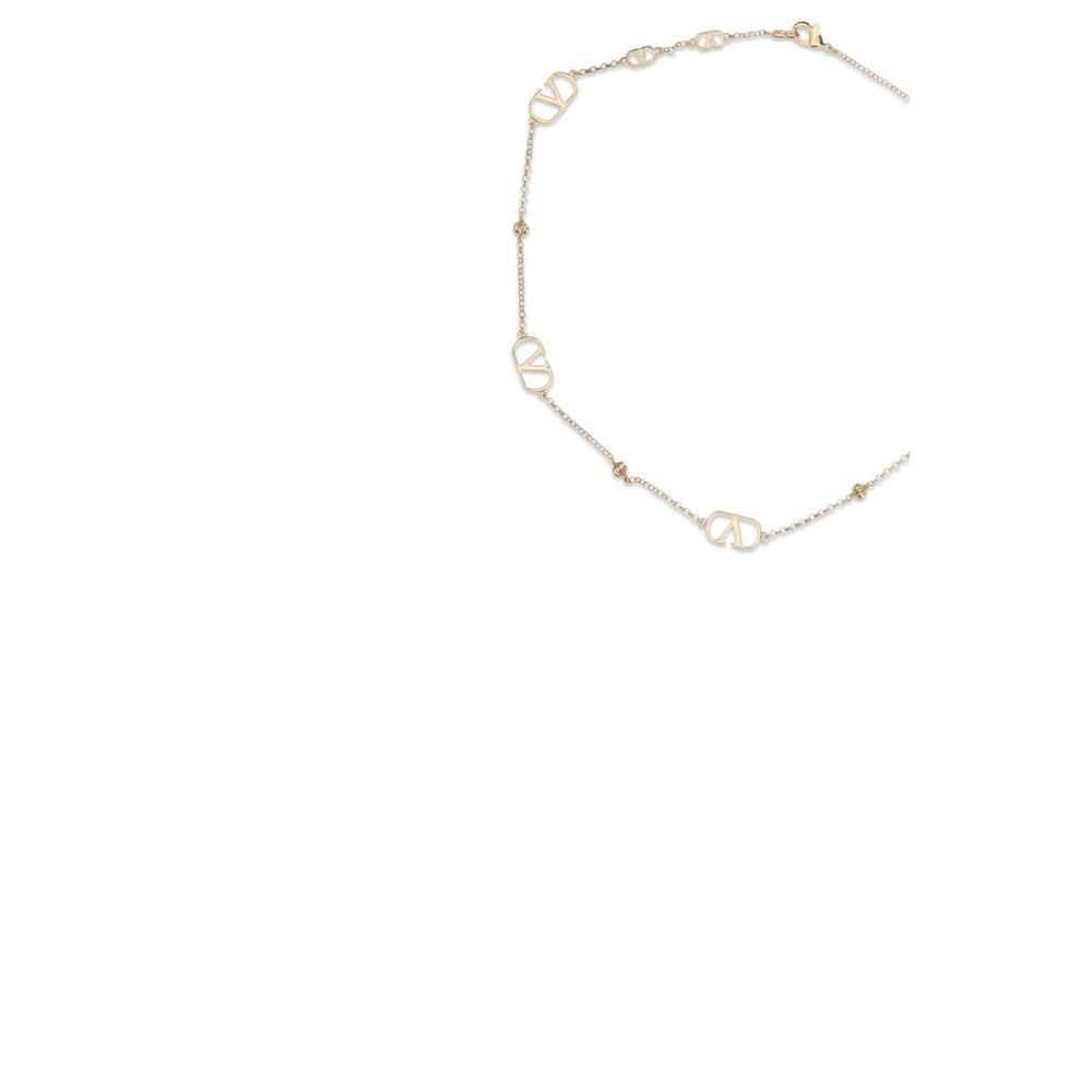 Valentino Garavani Gold Metal VLogo Signature Necklace