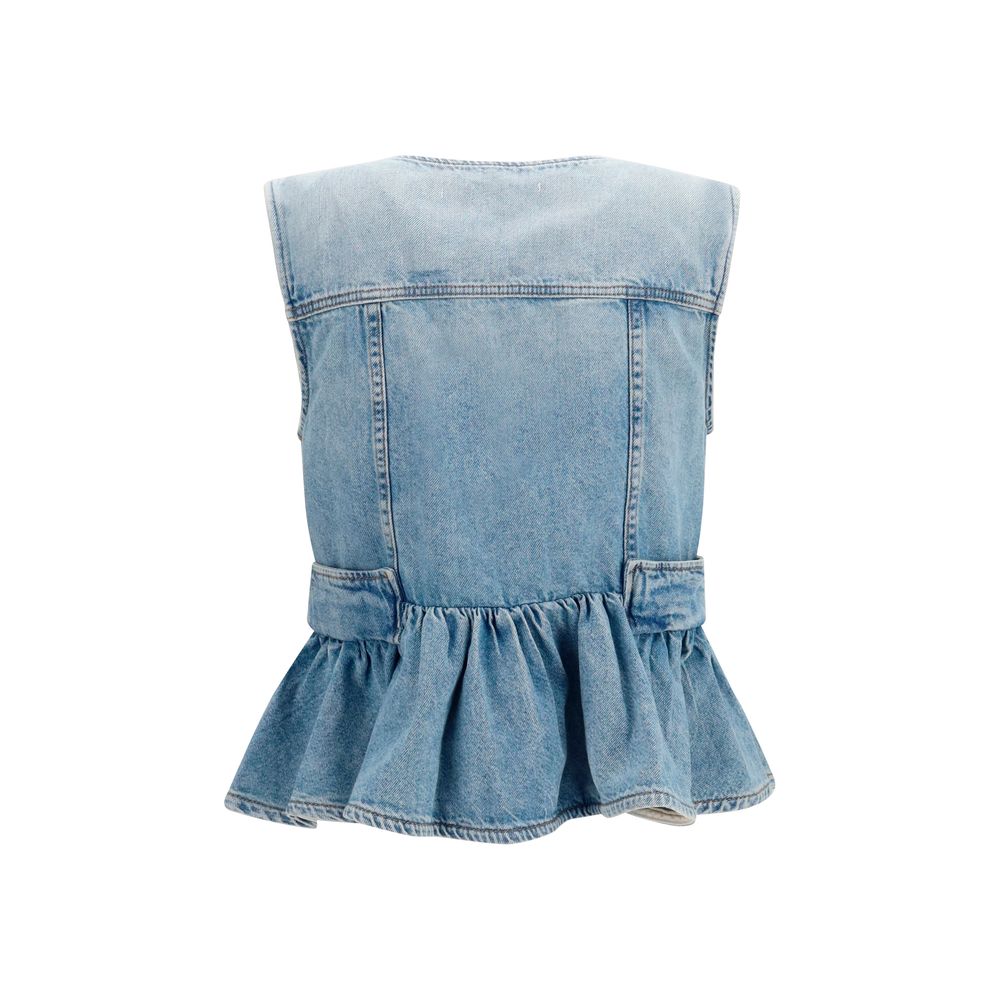 Ganni Blue Cotton Denim Jacket IT36 | XS, IT38 | S