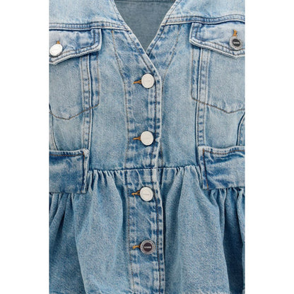 Ganni Blue Cotton Denim Jacket IT36 | XS, IT38 | S