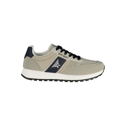 Avirex Beige Polyurethane Men's Sneaker