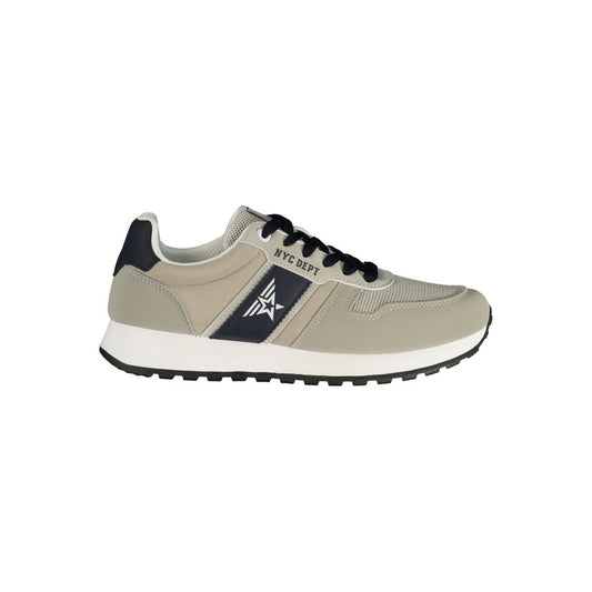 Avirex Beige Polyurethane Men's Sneaker