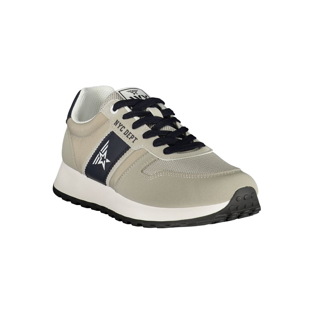 Avirex Beige Polyurethane Men's Sneaker