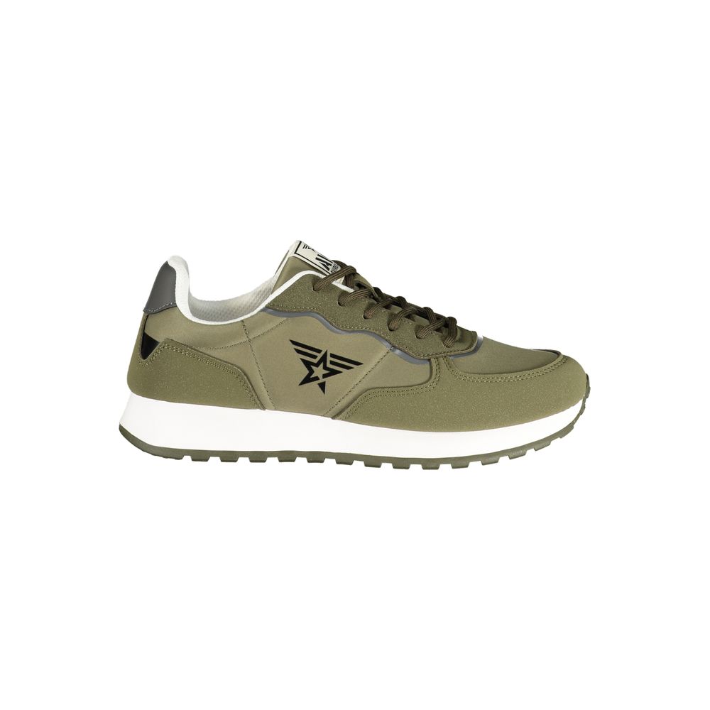 Avirex Verde Polyurethane Uomo Sneaker Green