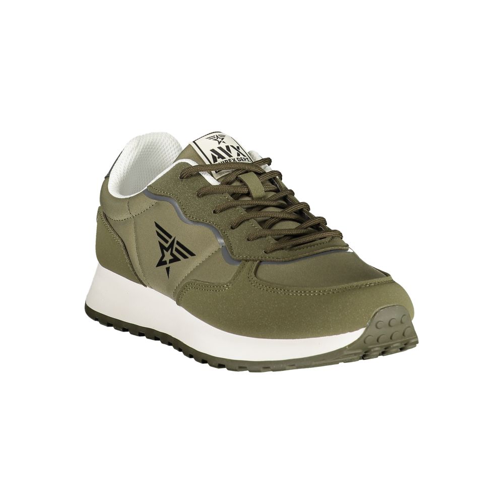 Avirex Verde Polyurethane Uomo Sneaker Green
