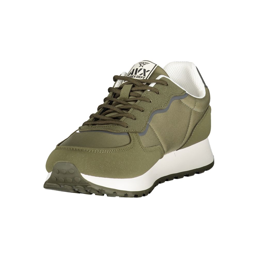 Avirex Verde Polyurethane Uomo Sneaker Green