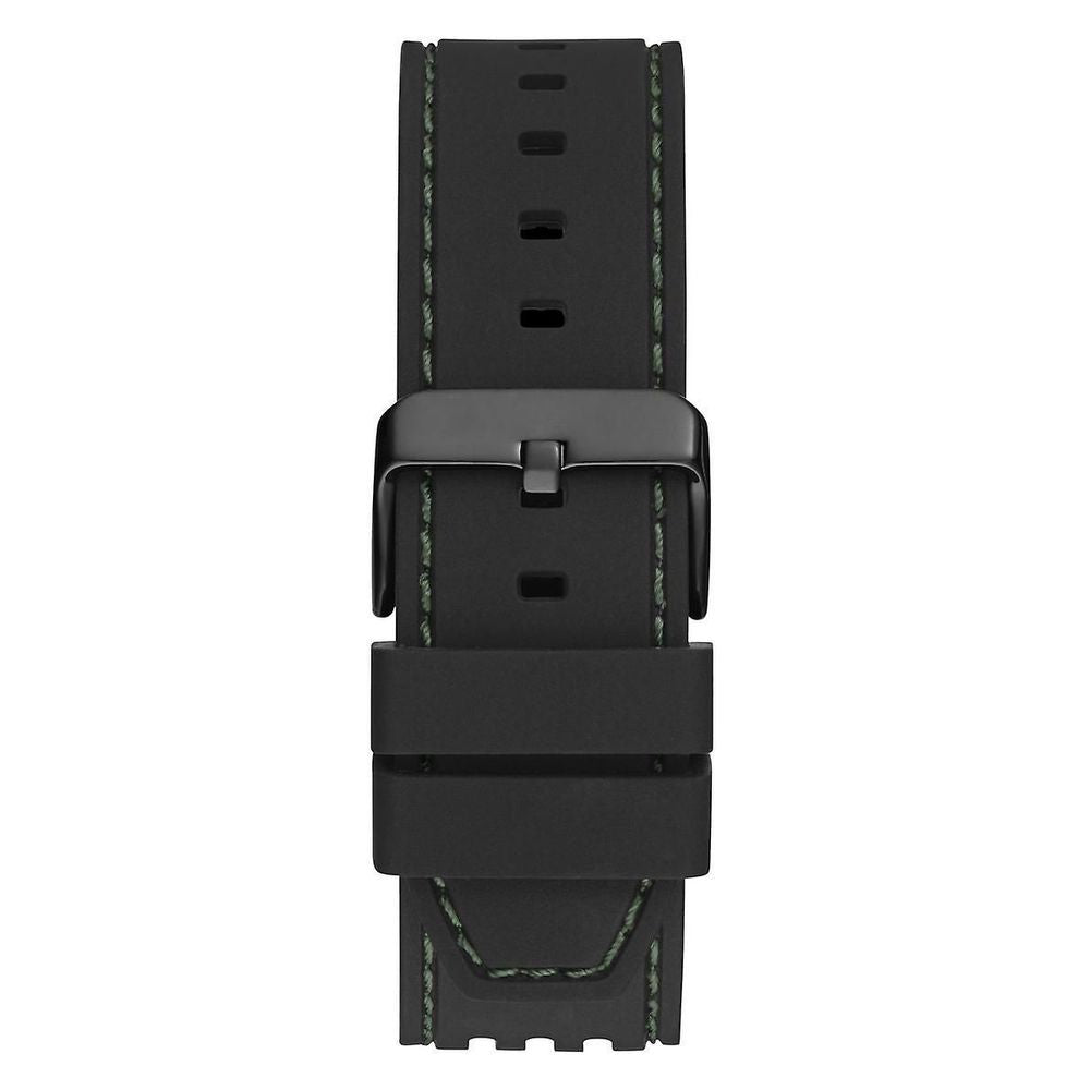 Guess Men's Black Silicone Sport Watch with Date Function