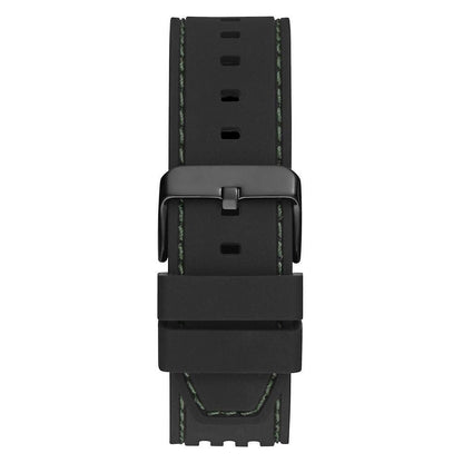 Guess Men's Black Silicone Sport Watch with Date Function