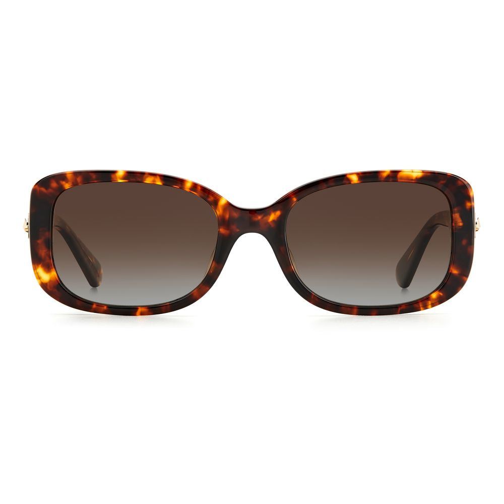 Kate Spade Women’s Sunglasses – Golden Acetate Frame, Brown Lenses