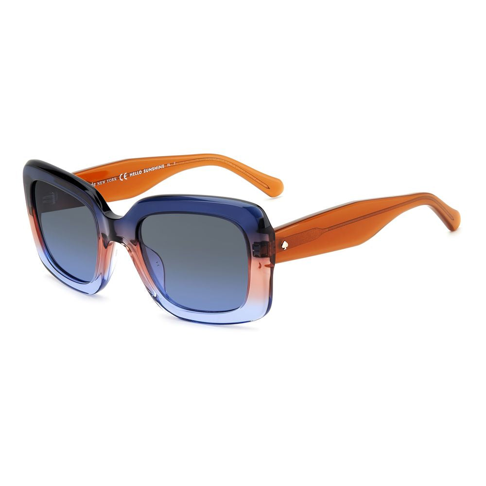 Kate Spade Women's Sunglasses – Blue Acetate Frame, Grey Lenses