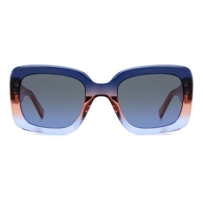 Kate Spade Women's Sunglasses – Blue Acetate Frame, Grey Lenses
