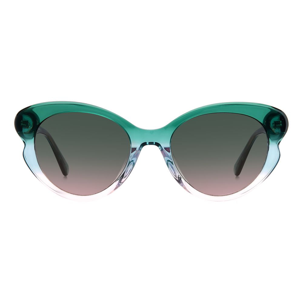 Kate Spade Women’s Sunglasses – Green Cat-Eye Frame, Gradient Lenses