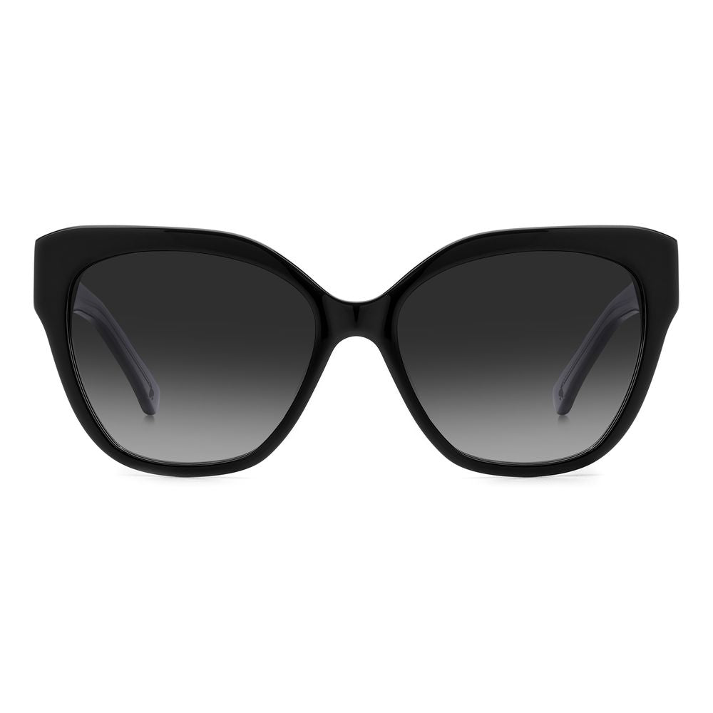 Kate Spade Women’s Sunglasses – Black Cat-Eye Frame, Dark Gradient Lenses