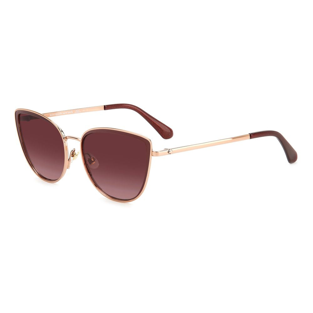 Kate Spade Women’s Sunglasses – Red Metal Cat-Eye Frame