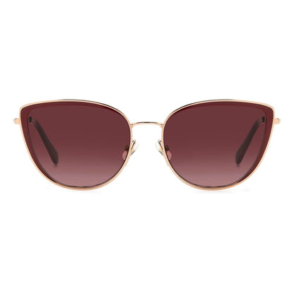 Kate Spade Women’s Sunglasses – Red Metal Cat-Eye Frame