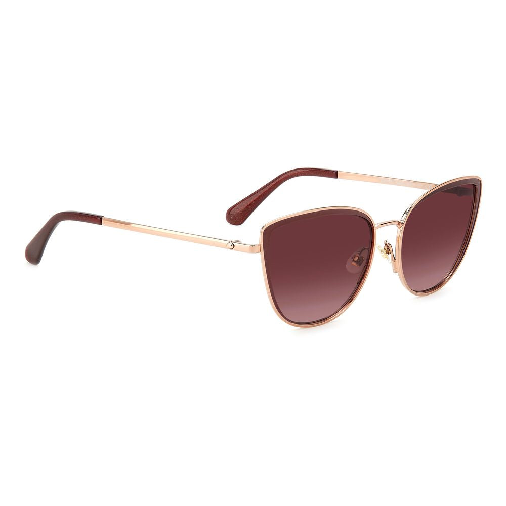 Kate Spade Women’s Sunglasses – Red Metal Cat-Eye Frame