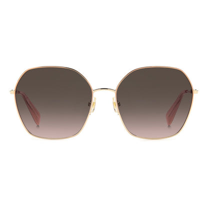 Kate Spade Women’s Sunglasses – Multicolor Metal Frame, Red Lenses