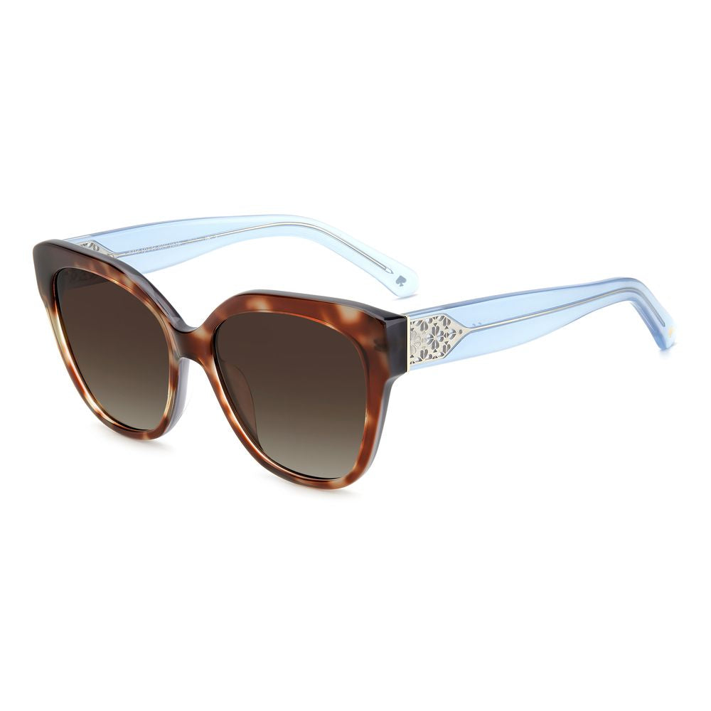 Kate Spade Women’s Sunglasses – Brown Cat-Eye Frame, Dark Gradient Lenses