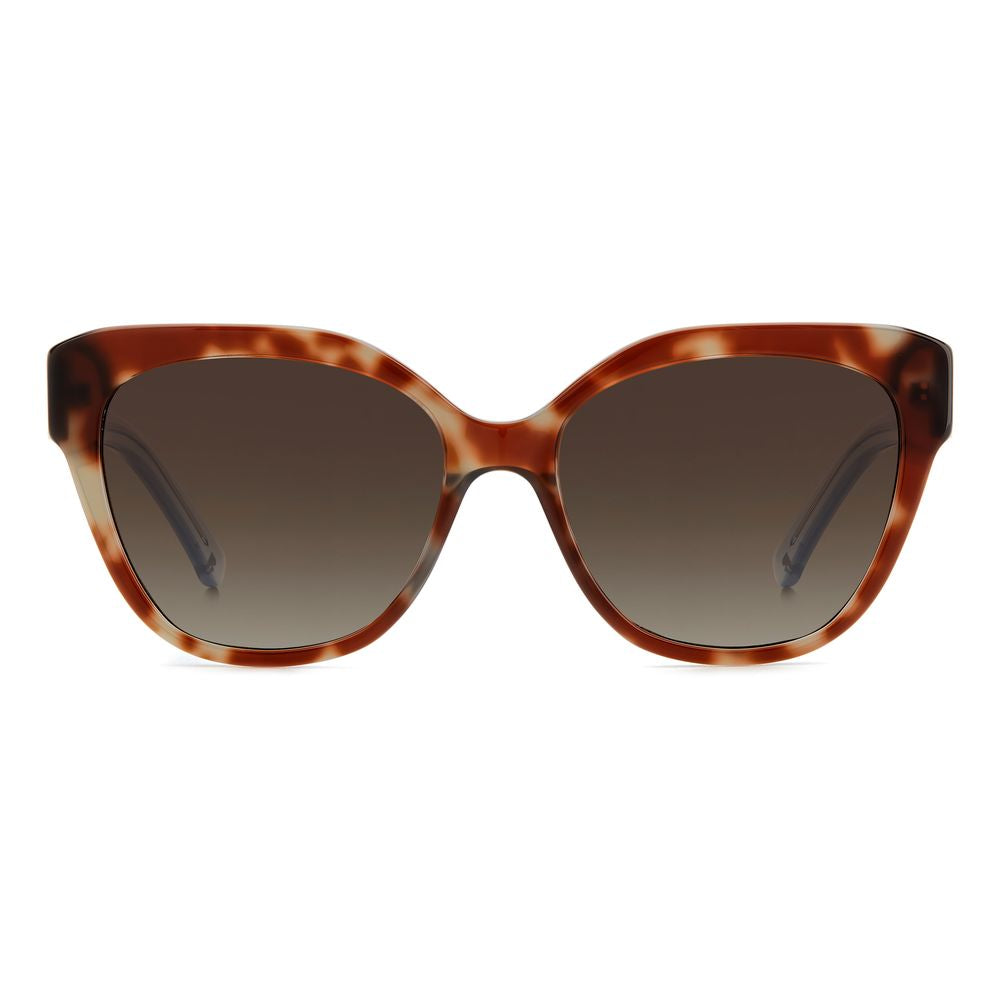 Kate Spade Women’s Sunglasses – Brown Cat-Eye Frame, Dark Gradient Lenses