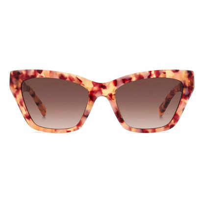 Kate Spade Women’s Sunglasses – Multicolor Cat-Eye Frame, Brown Gradient Lenses