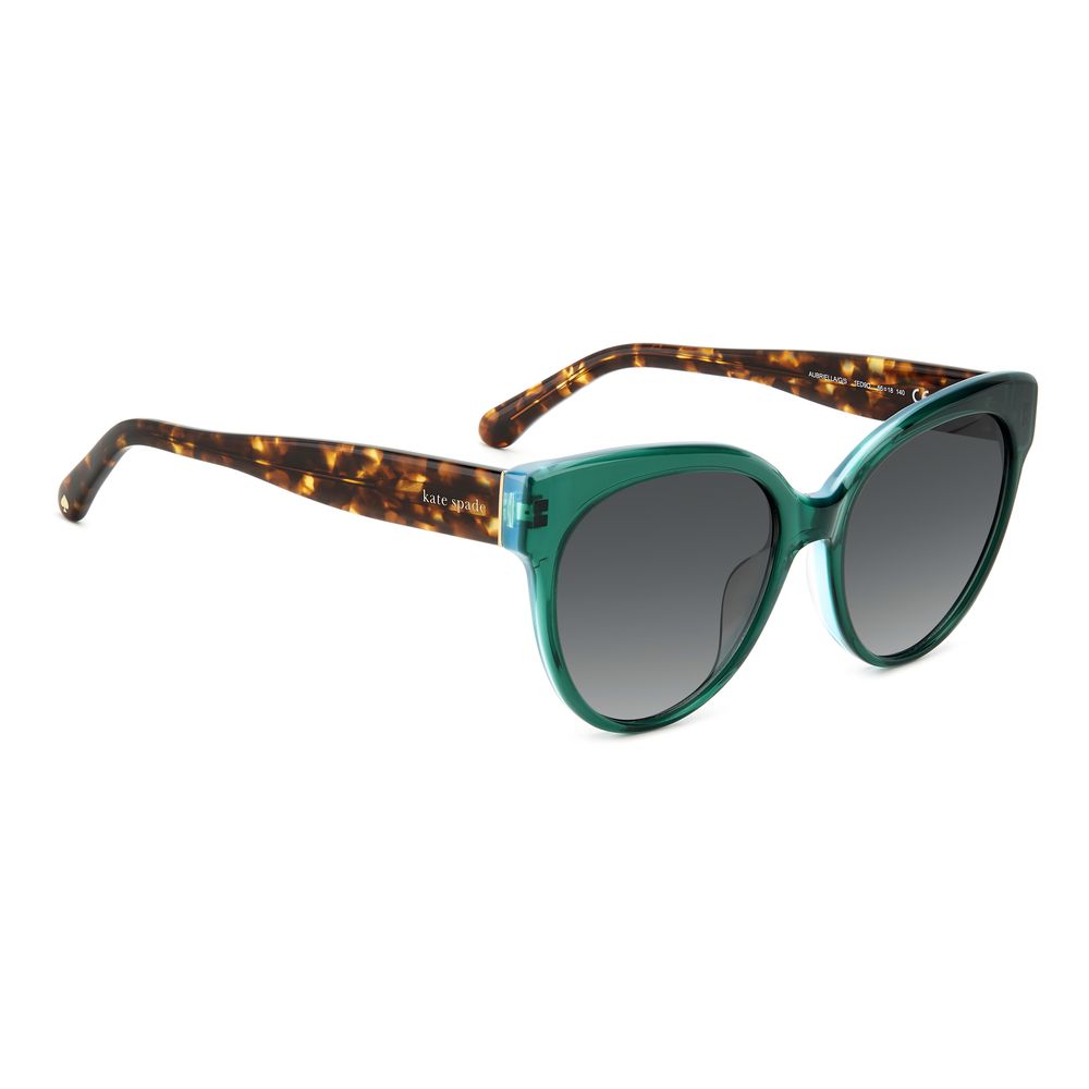 Kate Spade Women’s Bicolor Sunglasses – Green Cat-Eye Frame